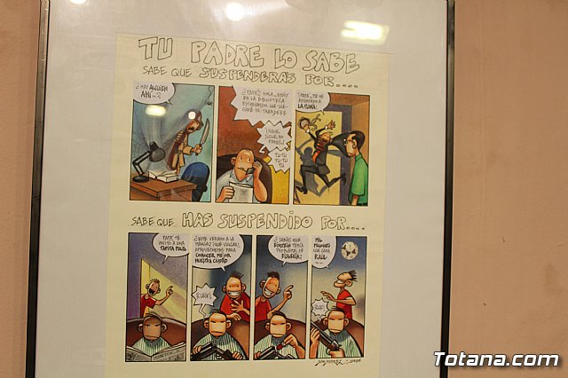 Inauguracin de la muestra Un paseo de vietas, de los dibujantes murcianos de la revista El Jueves, Juan lvarez y Jorge Gmez - 3