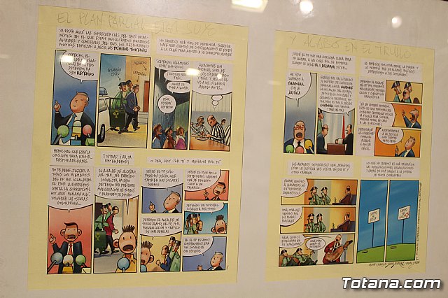 Inauguracin de la muestra Un paseo de vietas, de los dibujantes murcianos de la revista El Jueves, Juan lvarez y Jorge Gmez - 4