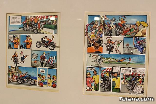 Inauguracin de la muestra Un paseo de vietas, de los dibujantes murcianos de la revista El Jueves, Juan lvarez y Jorge Gmez - 10