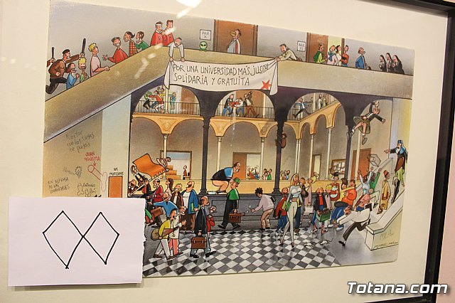 Inauguracin de la muestra Un paseo de vietas, de los dibujantes murcianos de la revista El Jueves, Juan lvarez y Jorge Gmez - 25