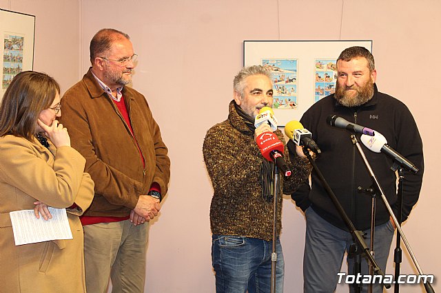 Inauguracin de la muestra Un paseo de vietas, de los dibujantes murcianos de la revista El Jueves, Juan lvarez y Jorge Gmez - 48