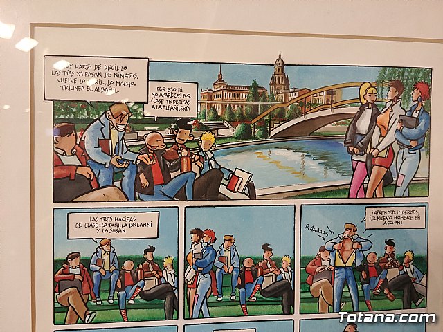 Inauguracin de la muestra Un paseo de vietas, de los dibujantes murcianos de la revista El Jueves, Juan lvarez y Jorge Gmez - 51