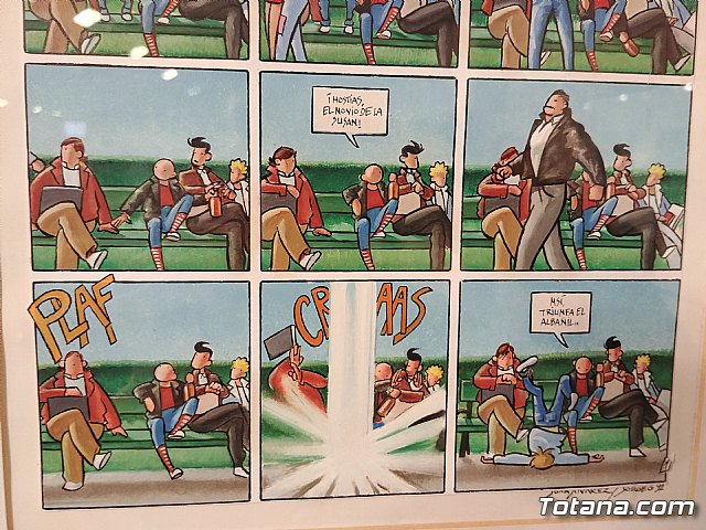 Inauguracin de la muestra Un paseo de vietas, de los dibujantes murcianos de la revista El Jueves, Juan lvarez y Jorge Gmez - 52