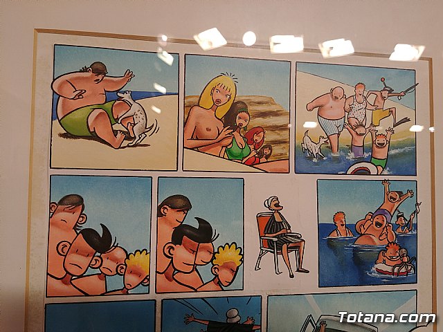 Inauguracin de la muestra Un paseo de vietas, de los dibujantes murcianos de la revista El Jueves, Juan lvarez y Jorge Gmez - 55