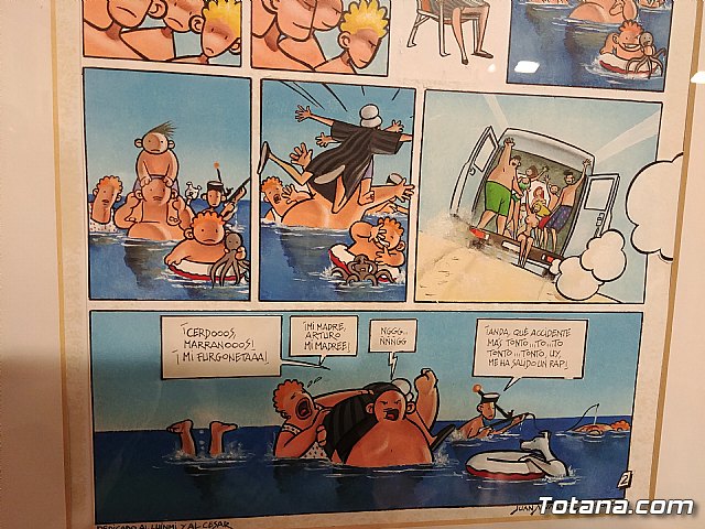 Inauguracin de la muestra Un paseo de vietas, de los dibujantes murcianos de la revista El Jueves, Juan lvarez y Jorge Gmez - 56