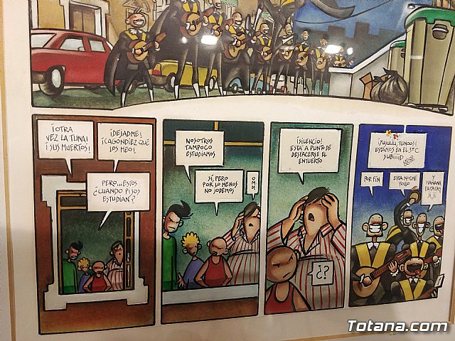 Inauguracin de la muestra Un paseo de vietas, de los dibujantes murcianos de la revista El Jueves, Juan lvarez y Jorge Gmez - 59