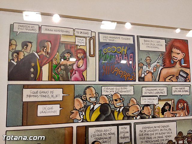 Inauguracin de la muestra Un paseo de vietas, de los dibujantes murcianos de la revista El Jueves, Juan lvarez y Jorge Gmez - 60