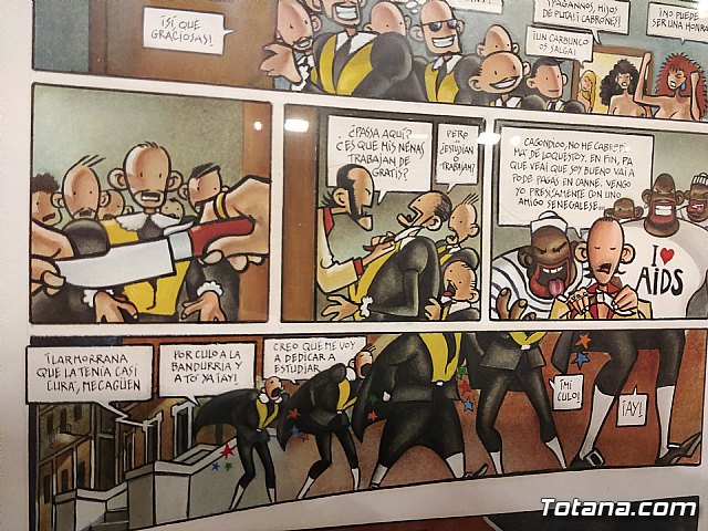 Inauguracin de la muestra Un paseo de vietas, de los dibujantes murcianos de la revista El Jueves, Juan lvarez y Jorge Gmez - 61