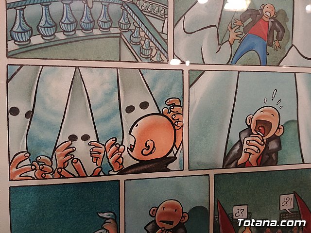 Inauguracin de la muestra Un paseo de vietas, de los dibujantes murcianos de la revista El Jueves, Juan lvarez y Jorge Gmez - 64