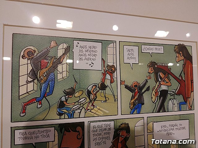 Inauguracin de la muestra Un paseo de vietas, de los dibujantes murcianos de la revista El Jueves, Juan lvarez y Jorge Gmez - 66