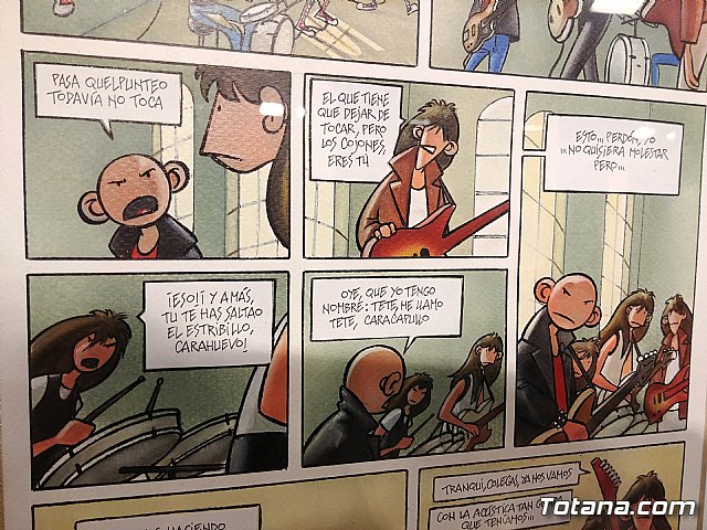 Inauguracin de la muestra Un paseo de vietas, de los dibujantes murcianos de la revista El Jueves, Juan lvarez y Jorge Gmez - 67