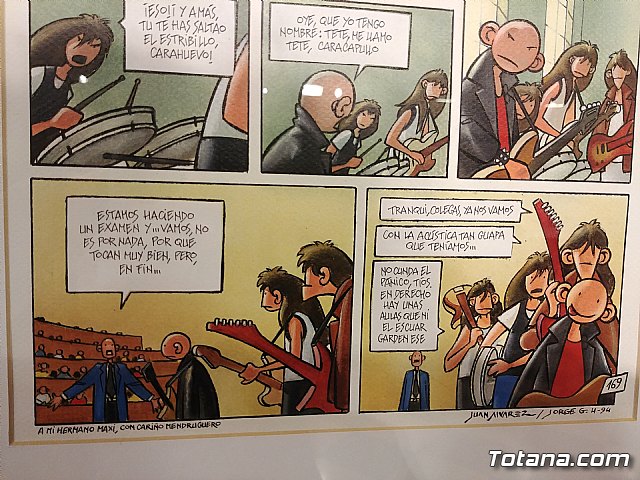Inauguracin de la muestra Un paseo de vietas, de los dibujantes murcianos de la revista El Jueves, Juan lvarez y Jorge Gmez - 68