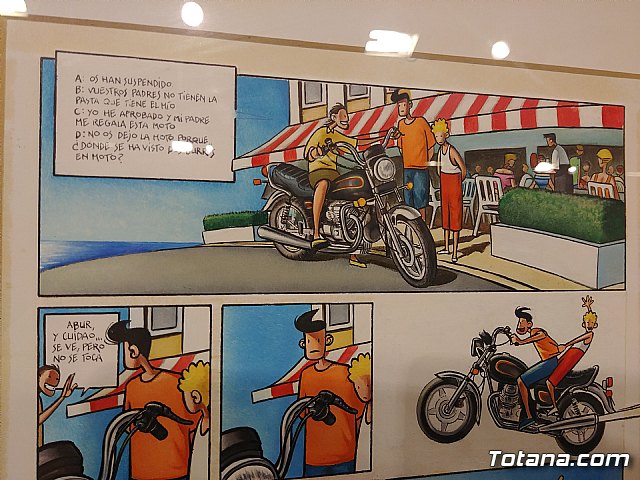 Inauguracin de la muestra Un paseo de vietas, de los dibujantes murcianos de la revista El Jueves, Juan lvarez y Jorge Gmez - 69