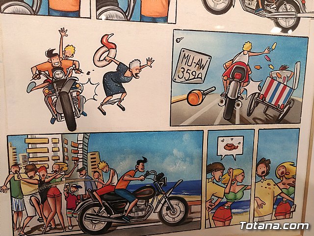 Inauguracin de la muestra Un paseo de vietas, de los dibujantes murcianos de la revista El Jueves, Juan lvarez y Jorge Gmez - 70