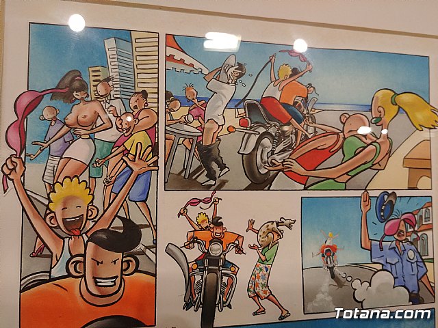 Inauguracin de la muestra Un paseo de vietas, de los dibujantes murcianos de la revista El Jueves, Juan lvarez y Jorge Gmez - 71