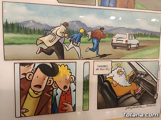 Inauguracin de la muestra Un paseo de vietas, de los dibujantes murcianos de la revista El Jueves, Juan lvarez y Jorge Gmez - 74
