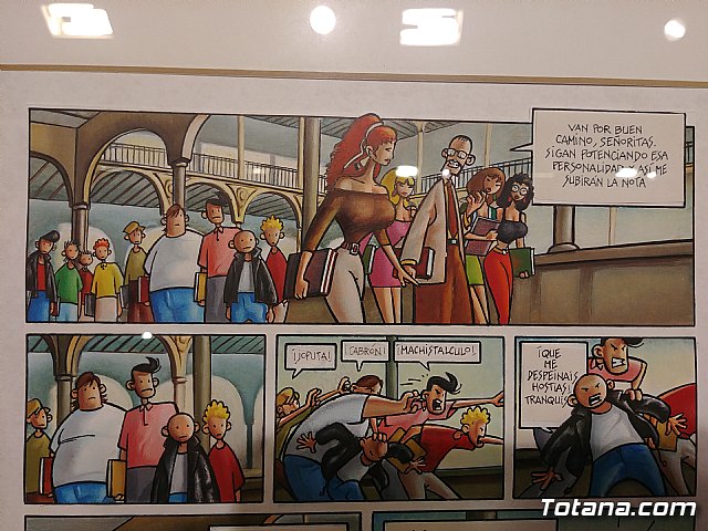 Inauguracin de la muestra Un paseo de vietas, de los dibujantes murcianos de la revista El Jueves, Juan lvarez y Jorge Gmez - 77