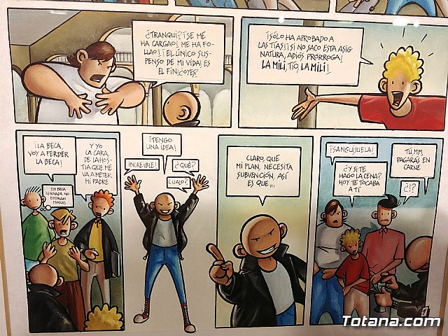 Inauguracin de la muestra Un paseo de vietas, de los dibujantes murcianos de la revista El Jueves, Juan lvarez y Jorge Gmez - 78