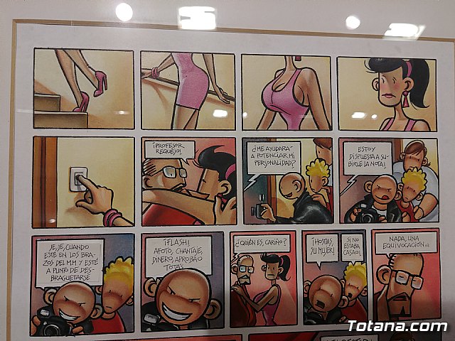 Inauguracin de la muestra Un paseo de vietas, de los dibujantes murcianos de la revista El Jueves, Juan lvarez y Jorge Gmez - 79