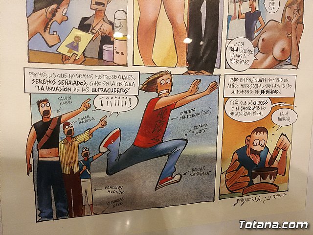 Inauguracin de la muestra Un paseo de vietas, de los dibujantes murcianos de la revista El Jueves, Juan lvarez y Jorge Gmez - 82