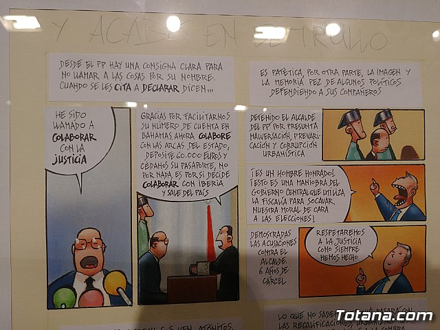 Inauguracin de la muestra Un paseo de vietas, de los dibujantes murcianos de la revista El Jueves, Juan lvarez y Jorge Gmez - 88