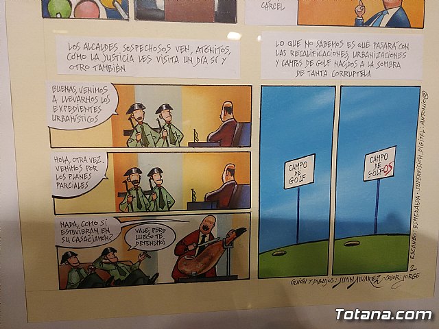 Inauguracin de la muestra Un paseo de vietas, de los dibujantes murcianos de la revista El Jueves, Juan lvarez y Jorge Gmez - 89