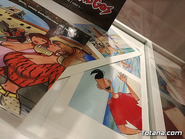 Inauguracin de la muestra Un paseo de vietas, de los dibujantes murcianos de la revista El Jueves, Juan lvarez y Jorge Gmez - 97