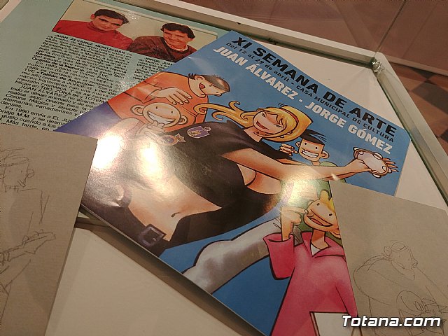 Inauguracin de la muestra Un paseo de vietas, de los dibujantes murcianos de la revista El Jueves, Juan lvarez y Jorge Gmez - 103