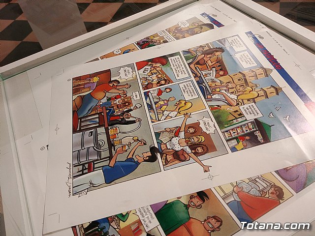 Inauguracin de la muestra Un paseo de vietas, de los dibujantes murcianos de la revista El Jueves, Juan lvarez y Jorge Gmez - 104