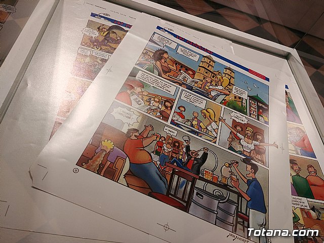 Inauguracin de la muestra Un paseo de vietas, de los dibujantes murcianos de la revista El Jueves, Juan lvarez y Jorge Gmez - 105