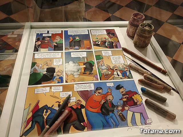 Inauguracin de la muestra Un paseo de vietas, de los dibujantes murcianos de la revista El Jueves, Juan lvarez y Jorge Gmez - 109