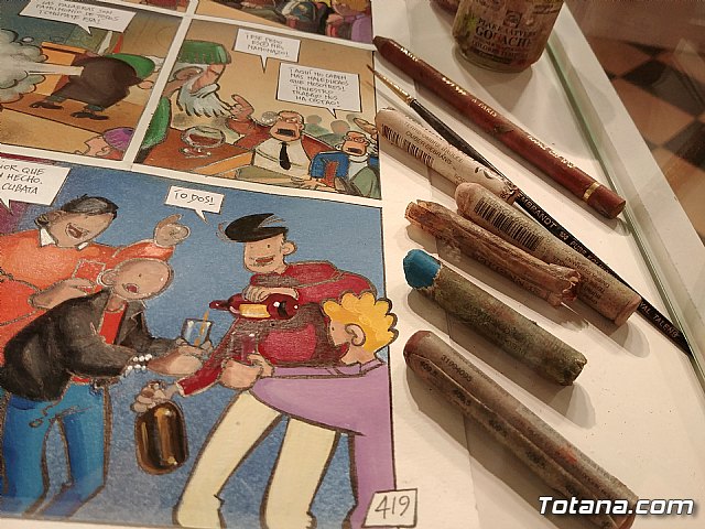 Inauguracin de la muestra Un paseo de vietas, de los dibujantes murcianos de la revista El Jueves, Juan lvarez y Jorge Gmez - 111