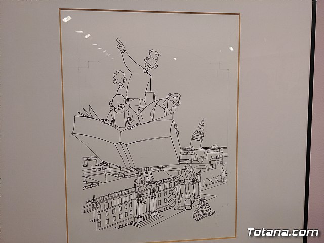 Inauguracin de la muestra Un paseo de vietas, de los dibujantes murcianos de la revista El Jueves, Juan lvarez y Jorge Gmez - 114