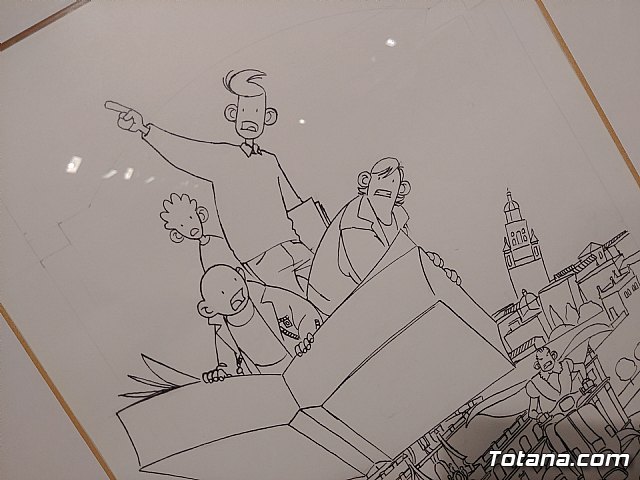 Inauguracin de la muestra Un paseo de vietas, de los dibujantes murcianos de la revista El Jueves, Juan lvarez y Jorge Gmez - 115