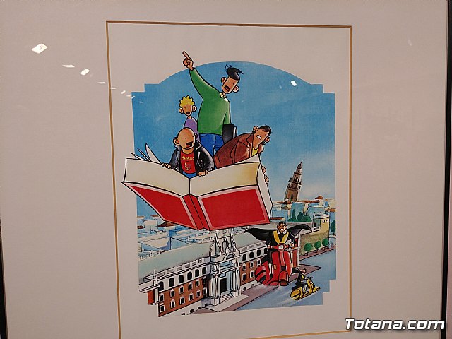 Inauguracin de la muestra Un paseo de vietas, de los dibujantes murcianos de la revista El Jueves, Juan lvarez y Jorge Gmez - 116