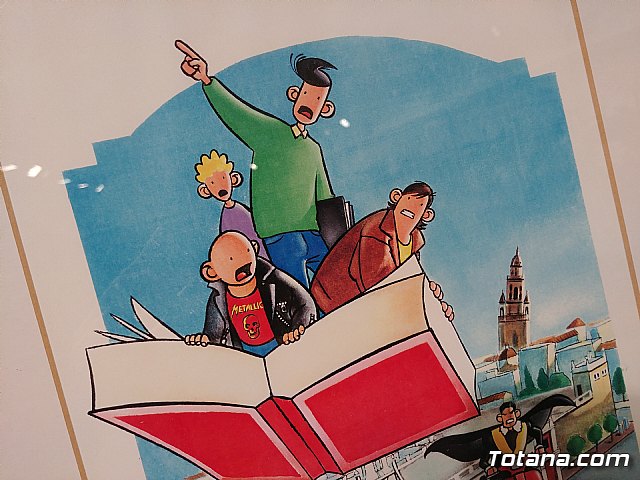 Inauguracin de la muestra Un paseo de vietas, de los dibujantes murcianos de la revista El Jueves, Juan lvarez y Jorge Gmez - 117