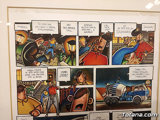 Inauguracin de la muestra Un paseo de vietas, de los dibujantes murcianos de la revista El Jueves, Juan lvarez y Jorge Gmez - 119