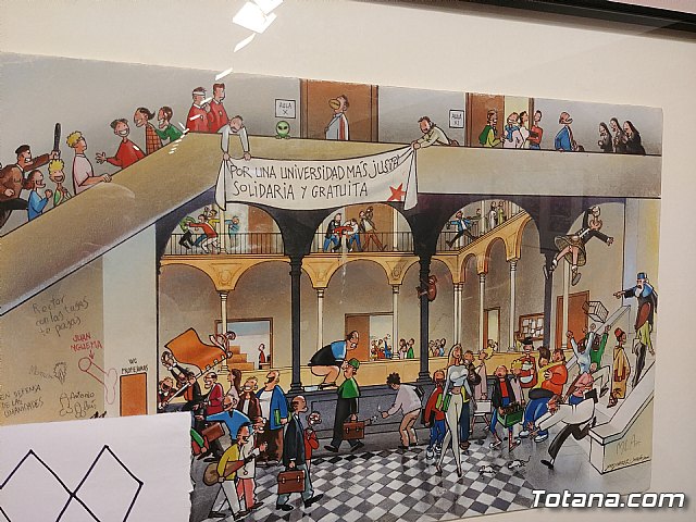 Inauguracin de la muestra Un paseo de vietas, de los dibujantes murcianos de la revista El Jueves, Juan lvarez y Jorge Gmez - 123