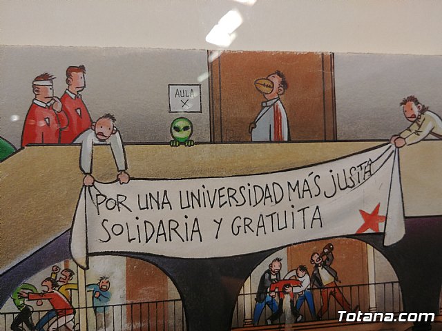 Inauguracin de la muestra Un paseo de vietas, de los dibujantes murcianos de la revista El Jueves, Juan lvarez y Jorge Gmez - 124