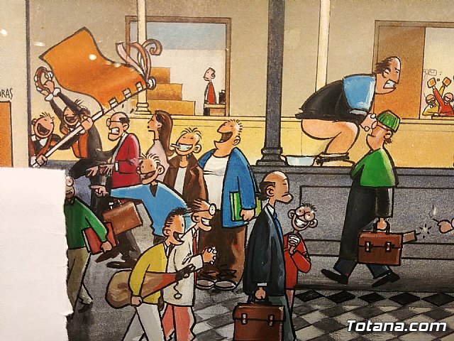 Inauguracin de la muestra Un paseo de vietas, de los dibujantes murcianos de la revista El Jueves, Juan lvarez y Jorge Gmez - 125